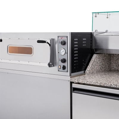 Four électrique 2 pizzas diam. 350mm, 1 chambre WR-SFXL-02